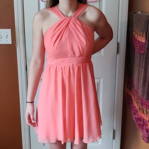 Coral Party dress